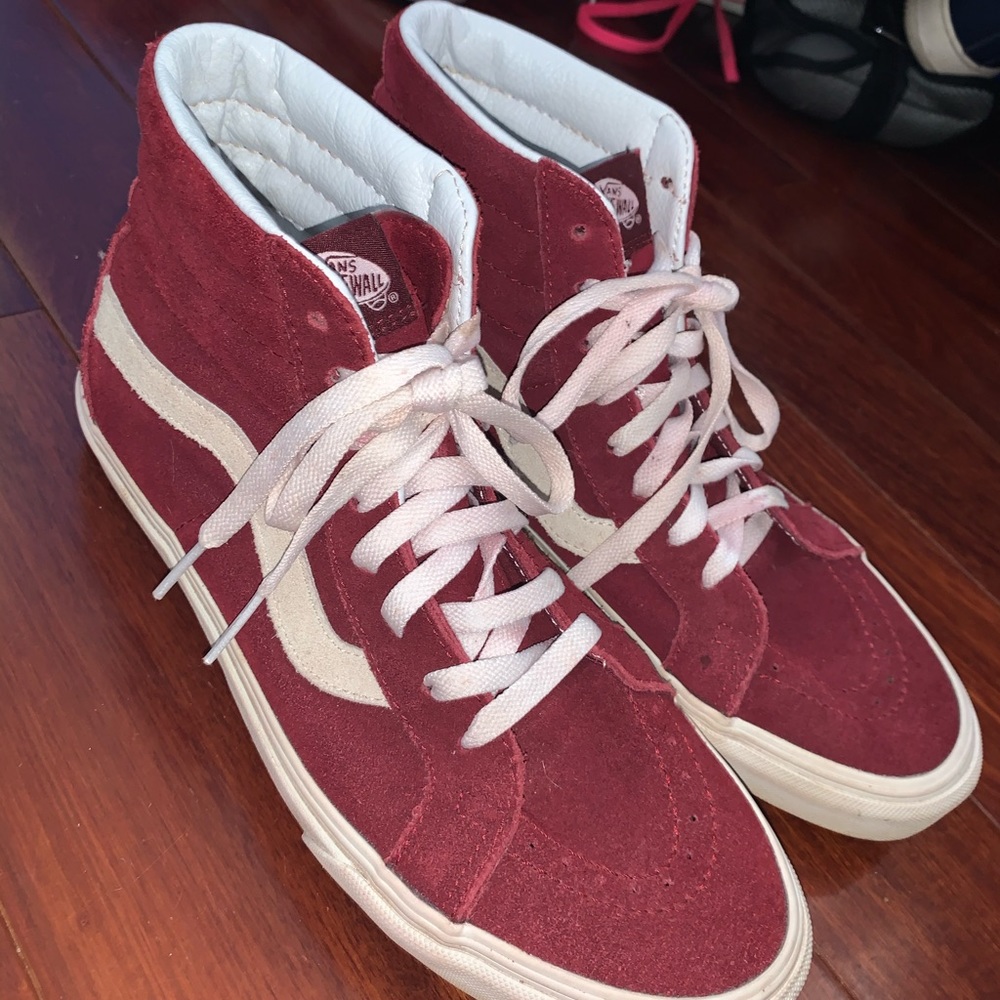 Vans Unisex Maroon Hightops
